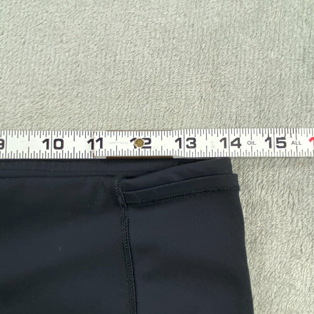 Lululemon Fast Free Crop II Nulux Pants Womens 10 Black Sweat Wicking Running - Picture 7 of 11